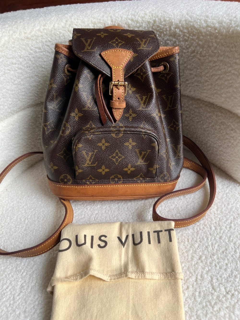 Authentic Louis Vuitton Montsouris PM mini backpack